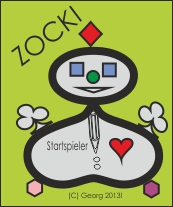 Zocki - Maskottchen von Georgs Spieleclub (C)2013.